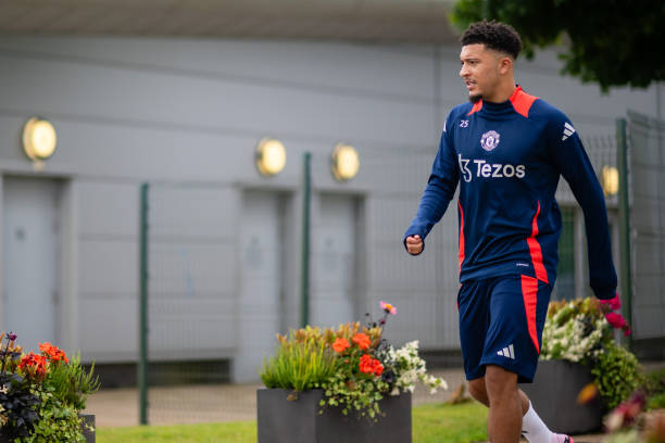 Jadon Sancho Returns to Train with Manchester United
